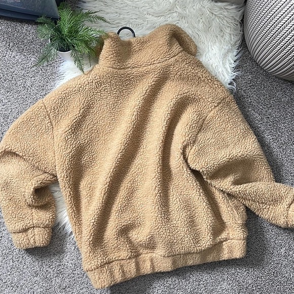 I AM GIA Tan Pixie Teddy Oversized Jacket - Picture 8 of 8